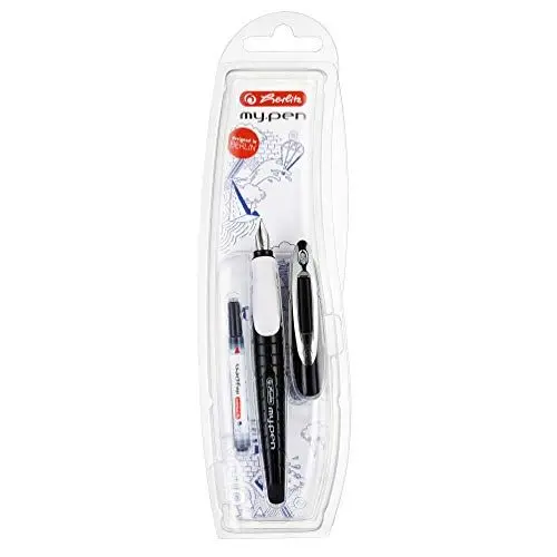Produktbild: Herlitz Füllhalter my.pen, Schwarz/Weiß