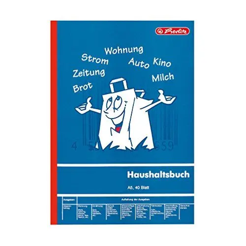 Produktbild: Herlitz Haushaltsbuch A5, 1 Stück, 40 Blatt