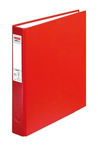 Produktbild: Herlitz Ringbuch maX.file pRotect A5, 1 Stück, 2-Ring-Kombi-Mechanik, 25 mm Füllhöhe, rot