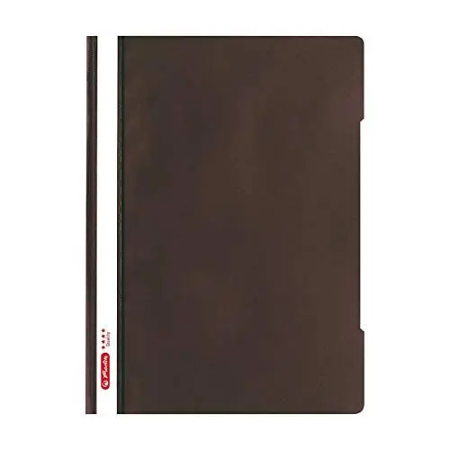 Produktbild: Herlitz Schnellhefter quality A4, Kunststoff, dunkelbraun, 10 Stück