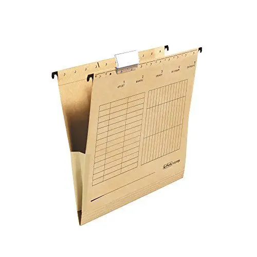 Produktbild: Herlitz 10843373 Hängetasche A4 mit Leinenfröschen (1 Karton)