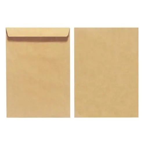 Produktbild: Herlitz Versandtasche B4 100 g Nassklebend, Recyclingpapier, blauer Engel, 10-er Packung, eingeschweißt, braun