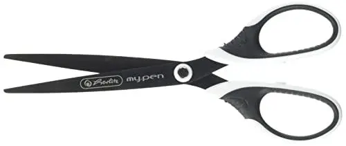 Produktbild: Herlitz 50027224 Schere my.pen, für Rechtshänder, schwarz/weiß, 1 Stück