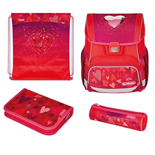 Produktbild: herlitz 50037353 Schulranzen Loop Plus, Sweet Hearts, 1 Stück