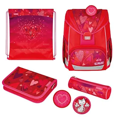 Produktbild: herlitz 50037704 Schulranzen UltraLight Plus, Sweet Hearts, 1 Stück