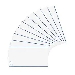 Produktbild: HERMA 7295 Buchumschläge 29,5 x 54 cm HERMÄX Classic, 10 Stück, Buchhüllen mit Beschriftungsetikett und Kantenschutz aus abwischbarer Polypropylen-Folie, Buchschoner Set für Schulbücher, transparent