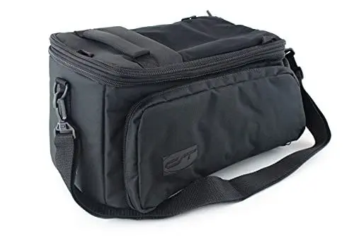 Produktbild: CONTEC Fahrrad-Gepäckträgertasche Via.Back MIK, vormontierter MIK Adapter, 32 L Volumen, mit Regenhaube, wasserabweisend, Verstellbarer Schultergurt, schwarz