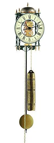 Produktbild: Hermle Uhrenmanufaktur Skelett-Pendelwanduhr, Schmiedeeisen, Gold, 70503-000701