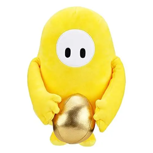 Produktbild: Heroes of Goo Jit Zu Fall Guys 30 cm Plüschfigur Original Yellow mit Goldener Krone aus dem Videospiel Ultimate Knockout” aus superweichem Premium-Plüsch, insgesamt 2 Figuren zum Sammeln, 62606