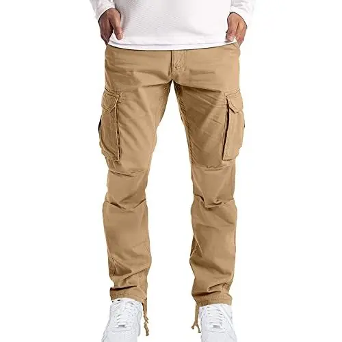 Produktbild: Herren Breite Baggy Sweatpants Baumwolle Elastische Taille Jogging Hose Weites Bein Sporthose Lang Sweat Pants Men Männer Sweathose Winter Wanderhose Herren Cargohose Herren Arbeit Hose Herren Weit