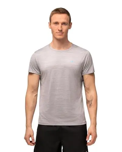 Produktbild: Herren Classic T-Shirt aus recyceltem Polyester (Grau Melange, XX-Large)