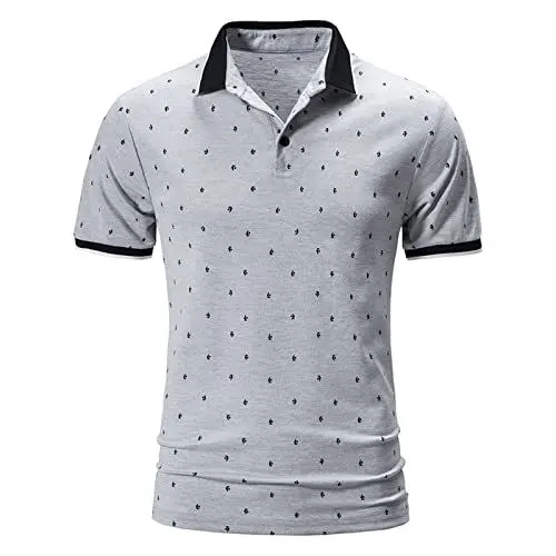 Produktbild: Herren Fr?ling Sommer Top Shirt Freizeit Sport Wicking Cotton Shirts Kurzarm T-Shirt Collection Unisex (XL,Grey)