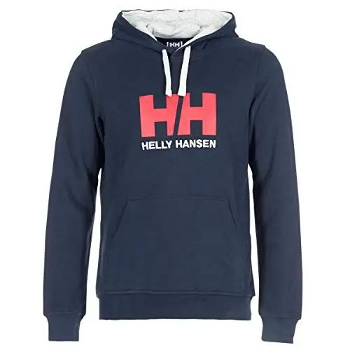 Produktbild: Helly Hansen Herren Hh Logo Hoodie Kapuzenpullover, Blau (Azul Navy 597), Small