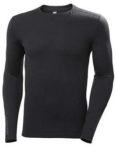 Produktbild: Helly Hansen Herren Sweatshirt Lifa Merino Midweight Crew Sweatshirt, Black, XL, 49364