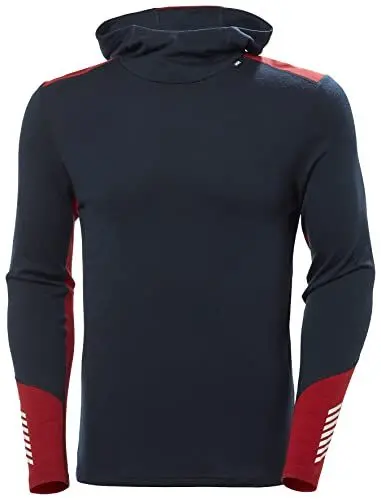 Produktbild: Herren Helly Hansen Lifa Merino Midweight Hoodie, Marineblau, S