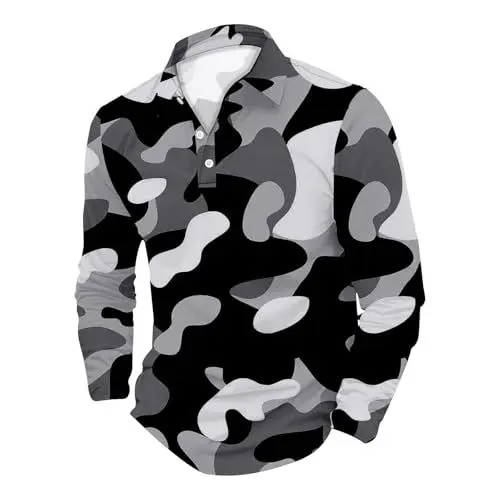 Produktbild: Herren Hemd Athletic Fit Sommerhemd Herren Kurzarm Herren Hemd Untersetzte Größe Mittellang Hemd Männer Kurz Longsleeve Herren Sport Longshirt Herren Sale Angebote Langarm Tshirt