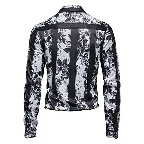 Produktbild: Herren Hemd Unifarben Stretch Langarm Männer Hemden Regular Fit Herrenhemden Freizeithemden Bügelleichtes Anzug Hemd Business Hemd Herren Slim Fit Hemd Kariert Herren Slim Fit Business Shirt Herren