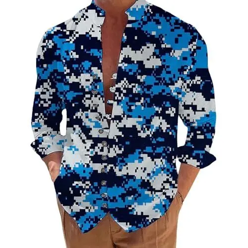 Produktbild: Herren Hemd Maßgeschneiderte Passform Shirts Herren Sommer Herren Hemd 80Er Jahre Hauptmaterial Hemd Männer Schwarz T Shirt Herren Lang Longshirt Herren weiß Tshirt Herren Angebote Long Shirts Herren