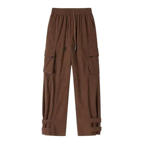 Produktbild: Herren Chino Hose Chinohose Stretchhose Jogginghose Herren Baumwolle Sporthose Casual Freizeithose mit Enger Passform Jogginghose Weit Cargohose Herren Zip Off Herren Jogger Cargo Chino Jeans Hose