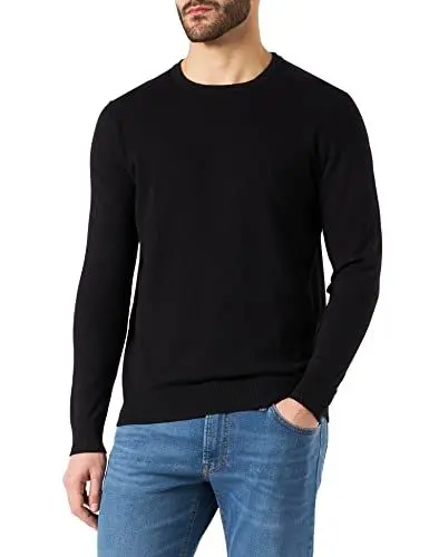 Produktbild: Jack & Jones JJEEMIL Knit Crew Neck NOOS Herren, Schwarz, L