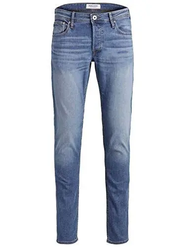 Produktbild: JACK & JONES Herren Slim Fit Jeans Glenn Skinny Tapered JJI Glenn ORIGINAL AM, Farben:Blau, Größe Jeans:32W / 32L
