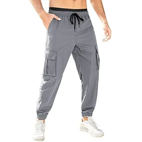 Produktbild: Herren Männer Taktische Hose Outdoor Camping Wandern Loose Fit Mit Multi Taschen Arbeitshosen Komfort Joggen Herren Laufhose lang Moderne männer Hosen Arbeitshosen Maenner Gruen