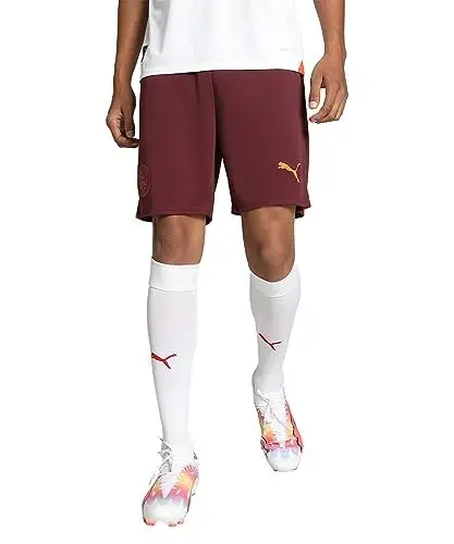 Produktbild: Herren Manchester City Fußball Shorts 2023/24 - Burgunderrot - Größe: XXL