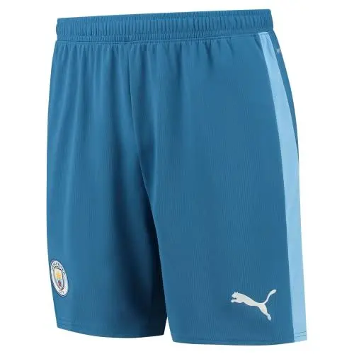 Produktbild: Herren Manchester City Fußball Shorts 2023/24 - Seeblau - Größe: L