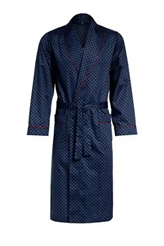 Produktbild: Herren Morgenmantel Revise Guido RE-504 - Elegant - 100% Baumwolle - Blau C3 - Gr. 5XL