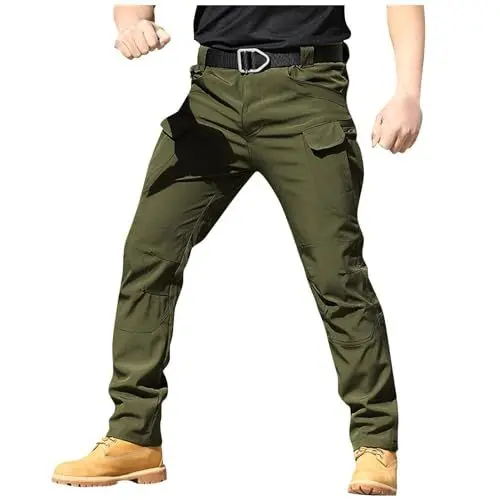Produktbild: Herren Multi Taschen wasserdichte Abriebfeste Hose Outdoor Militärische Taktische Hose Freizeit Schnelltrocknende Arbeitshose Wandern Jagd Hosen Multi 3XL