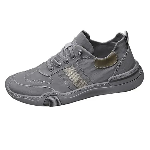 Produktbild: Herren Oxford Derby Schuhe - Brogues Lederschuhe Hochzeitsschuhe Schnürhalbschuhe Business Klassischer Schnürschuh Schwarz Anzugschuhe Herren Sportlich Schwarze (Zjsjm1008_D-Grey, 43)