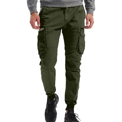Produktbild: Herren Taktisch Hose Sale Men Camouflage Kampfhose mit Knieschonern Robust Atmungsaktiv Pants Herren Chino Hose Stretch Hose Cargo GrüN Reisehose Herren Flugzeug Stoffhose Herren Grau