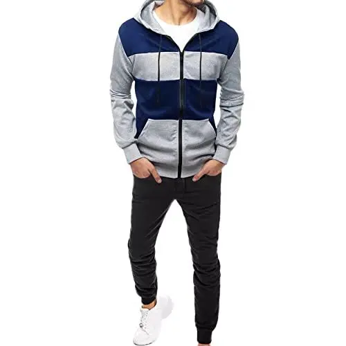 Produktbild: Herren Übergangsjacke Militär Jacke Stehkragen Fliegerjacke Baumwolle Bomber Jacke Multi Taschen 90Er Trainingsanzug Herren Anzug Slim Fit 46 Sport HerrenFootball Kostüm Herren