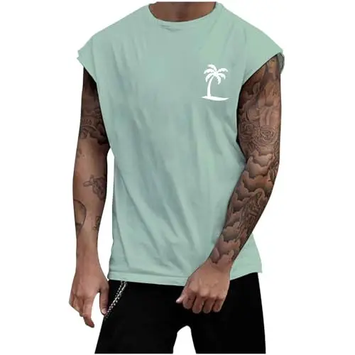 Produktbild: Herren unterhemden schwarz lang Herren-unterhemden blau gerippte unterhemden Herren weiß Tanktops männer locker Tank top Herren schwarz Gym Herren-Weste gefüttert kurzärmlig