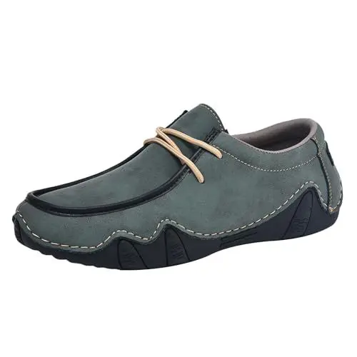 Produktbild: Herrenschuhe Low Top Herren Freizeitschuhe Loafer Herren Herrenschuhe Übergrößen Schuhe Männer Herren (Green, 38)