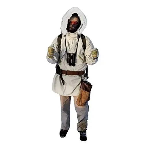Produktbild: Herren-Wintermantel, lässiger Sweatshirt, einfarbig, lockerer Mantel (Beige, S)