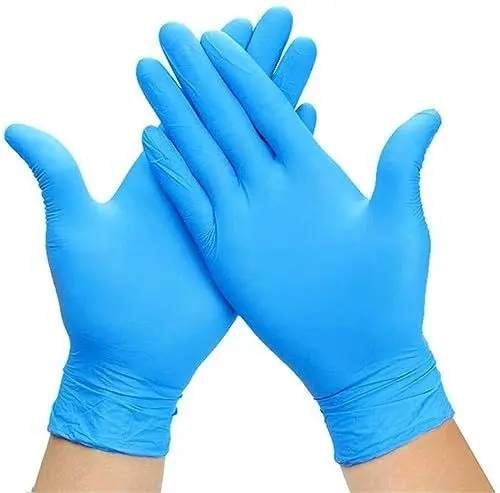 Produktbild: Herrmann Nitril Einweghandschuhe Premium in Größe S | 100 Stück | Einzelhandschuhe Blau in praktischer Spenderbox | Ideal für Hygienebereiche - wie Lebensmittelbranche, Kosmetik UVM