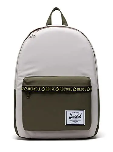 Produktbild: HERSCHEL 10967-05457 Classic X-Large Moonbeam/IVY Green Unisex - Erwachsene Einheitsgröße, Moonbeam/Ivy Green, Rucksack