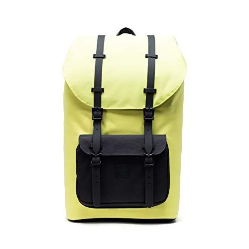 Produktbild: Herschel Little America Laptop-Rucksack, Highlight/Schwarz (Gelb) - null.list