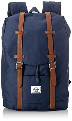 Produktbild: Herschel Rucksack Retreat, dunkelblau/braun, 32 x 45 x 10 cm, 10329-00007