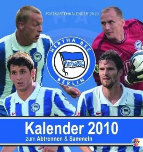 Produktbild: Hertha BSC 2010. Sammelkarten Postkartenkalender