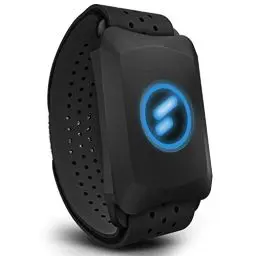 Produktbild: Herzfrequenzmesser sPulse Pulsmesser mit Armband per Bluetooth & Sensor LED | Smart HRM Pulsuhr ohne Brustgurt Fitness Schrittzähler Sense Run