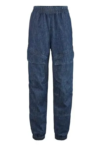 Produktbild: hessnatur Jeans Damen Cargo Relaxed aus Bio-Denim mit Kapok | nachhaltig und fair hergestellt (Fair Wear Foundation)