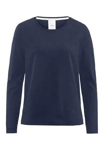 Produktbild: hessnatur Schlafshirt Damen Langarm Regular aus Reiner Bio-Baumwolle | nachhaltig und fair hergestellt (Fair Wear Foundation)