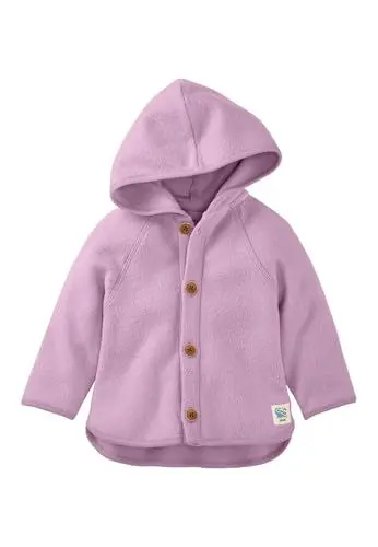 Produktbild: hessnatur Softfleece Jacke Regular Mädchen und Jungen Unisex aus Reiner Bio-Baumwolle | nachhaltig und fair hergestellt (Fair Wear Foundation)