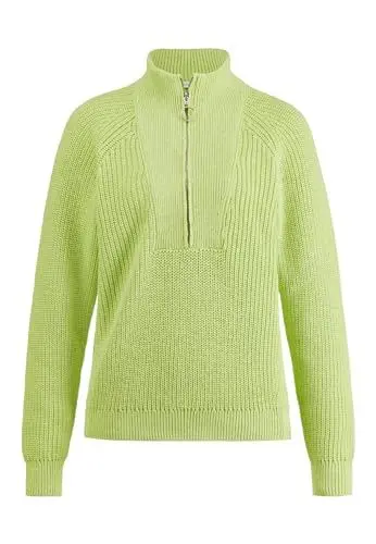 Produktbild: hessnatur Stricktroyer Damen Slub Relaxed aus Reiner Bio-Baumwolle | nachhaltig und fair hergestellt (Fair Wear Foundation)