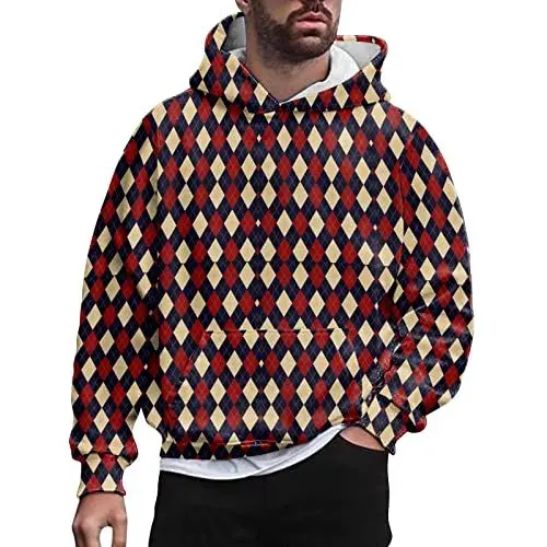 Produktbild: Heute Karierte Langarm Hoodies für Männer Heavy Duty Flanelljacke Hauptverkäufe Heute Abfertigungsposten