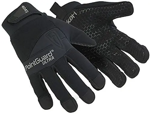 Produktbild: HexArmor PointGuard Ultra 4045 Polizei-Suchhandschuhe mit Nadel und Durchstoßfestigkeit, Größe S