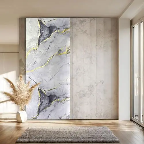 Produktbild: HEXIM Wandpaneele XXL Granit-/ Marmoroptik Musterstück robuste Wandverkleidung aus Kunststoff - Wartezimmer Empfangsbereich Besprechungsraum Büroflur Foyer (8056B)