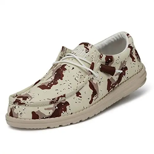 Produktbild: Hey Dude Herren Wally Camouflage Moc Toe Shoes, Desert Camo, 38 EU